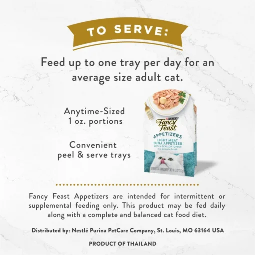 Fancy Feast Appetizers Light Meat Tuna With A Scallop Topper Lickable Cat Treats -Fancy Feast 149606 PT4. AC SS1800 V1696260791