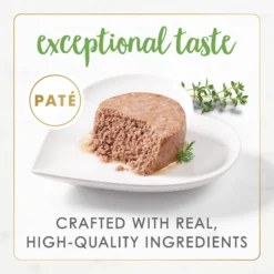 Fancy Feast Gourmet Naturals White Meat Chicken Recipe Pate Canned Cat Food, 3-oz, Case Of 12 -Fancy Feast 155551 PT2. AC SS1800 V1677102398