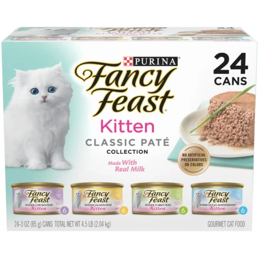 Fancy Feast Tender Feast Variety Pack Canned Kitten Food -Fancy Feast 158488 MAIN. AC SS1800 V1691418449