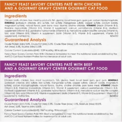 Fancy Feast Savory Centers Variety Pack Canned Cat Food -Fancy Feast 169569 PT5. AC SS1800 V1675449680