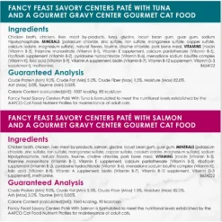 Fancy Feast Savory Centers Variety Pack Canned Cat Food -Fancy Feast 169569 PT6. AC SS1800 V1675449914