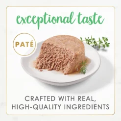 Fancy Feast Gourmet Naturals White Meat Chicken Recipe Grain-Free Pate Kitten Canned Cat Food, 3-oz Can, Case Of 12 -Fancy Feast 214807 PT2. AC SS1800 V1677102397