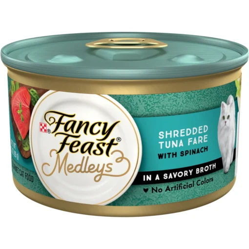 Fancy Feast Medleys Shredded Tuna Fare Canned Cat Food -Fancy Feast 75916 MAIN. AC SS1800 V1666043356