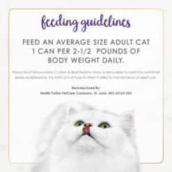 Fancy Feast Gravy Lovers Chicken & Beef Feast In Grilled Chicken Flavor Gravy Canned Cat Food -Fancy Feast 75966 PT8. AC SS1800 V1695821169