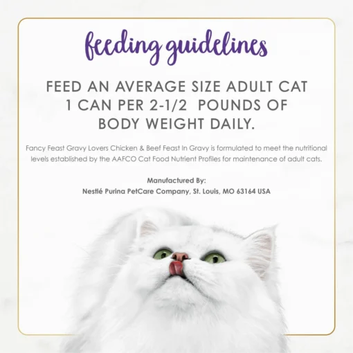 Fancy Feast Gravy Lovers Chicken & Beef Feast In Grilled Chicken Flavor Gravy Canned Cat Food -Fancy Feast 75966 PT8. AC SS1800 V1695821169