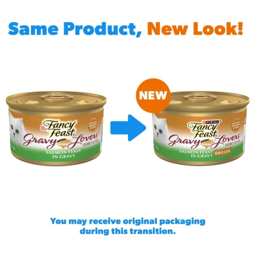 Fancy Feast Gravy Lovers Salmon Feast In Gravy Gourmet Wet Cat Food -Fancy Feast 75970 PT2. AC SS1800 V1696444822