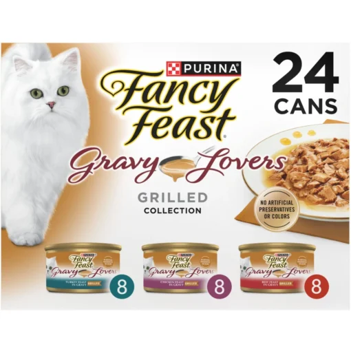 Fancy Feast Gravy Lovers Poultry & Beef Feast Variety Pack Canned Cat Food -Fancy Feast 75978 MAIN. AC SS1800 V1690484471