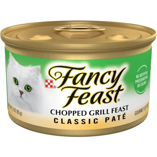 Fancy Feast Classic Chopped Grill Feast Canned Cat Food -Fancy Feast 76043 MAIN. AC SS1800 V1690484488